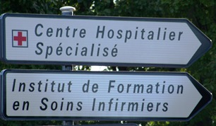 Signalétique IFSI entrée CHS